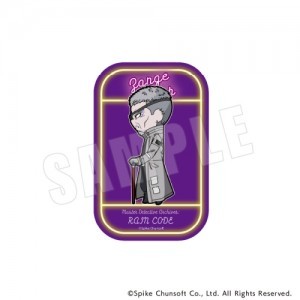 超探偵事件簿 レインコード  きゃらまーち スクエアカンバッジ  07.ザンゲ　イレイザー