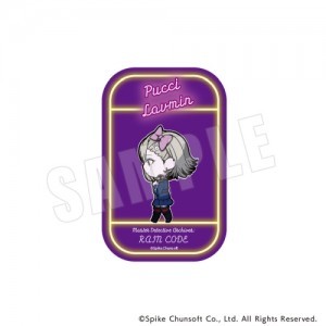 超探偵事件簿 レインコード  きゃらまーち スクエアカンバッジ  10.プッチー　ラヴミン