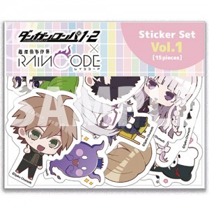 ダンガンロンパ1・2 Reload×超探偵事件簿 レインコード  ミニステッカーセットVol.1