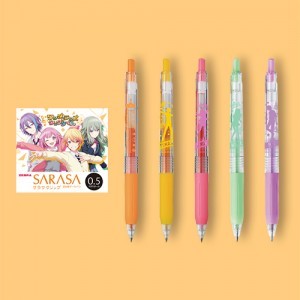 『プロジェクトセカイ カラフルステージ！ feat. 初音ミク』サラサクリップ カラーボールペン5本セット ワンダーランズ×ショウタイム