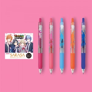 『プロジェクトセカイ カラフルステージ！ feat. 初音ミク』サラサクリップ カラーボールペン5本セット Vivid BAD SQUAD ※2025年11月中旬出荷分