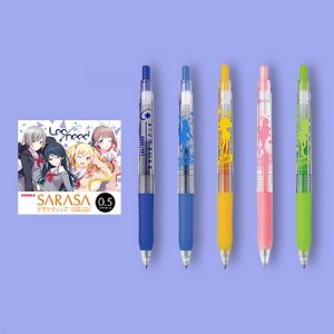 『プロジェクトセカイ カラフルステージ！ feat. 初音ミク』サラサクリップ カラーボールペン5本セット Leo/need ※2025年11月中旬出荷分