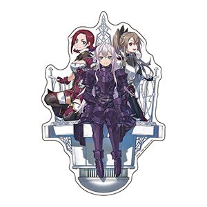 ソードアート・オンライン ゲーム10周年記念 デカステッカー　メディナ・ドロシー・イーディス
