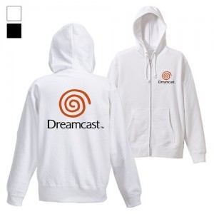 ドリームキャスト ジップパーカー ホワイト Lサイズ