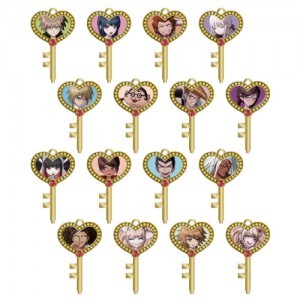 ダンガンロンパシリーズ　愛の鍵キーホルダー　Vol.1（DR）　コンプリートセット（全16種）（特典付き）