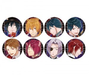 【オトメイト×ビーズログ】『スペードの国のアリス』トレーディング缶バッジ