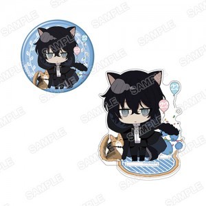 角川ビーンズ文庫創刊22周年記念 アクリルフィギュア＆缶バッジセット私の婚約者は、根暗で陰気だと言われる闇魔術師です。好き。