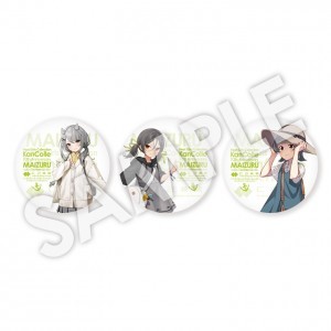 C2機関舞鶴遠征「艦これ」公式 艦娘缶バッジ 3個セット  【伊201】【稲木】【霰】mode