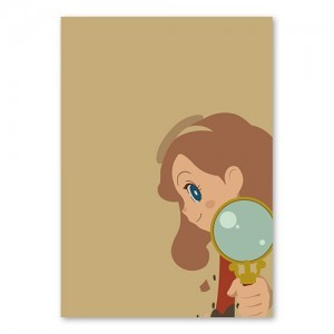 【LEVEL5】特製オリジナルA5ノート／カトリーエイル・レイトン（レイトンシリーズ）