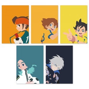 【LEVEL5】特製オリジナルA5ノート5冊セットB（円堂 守／松風 天馬／稲森 明日人／笹波 雲明／イクサ）