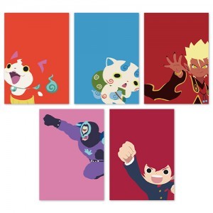 【LEVEL5】特製オリジナルA5ノート5冊セットC（ジバニャン／コマさん／エンマ大王／ミッチー／寺刃 ジンペイ）