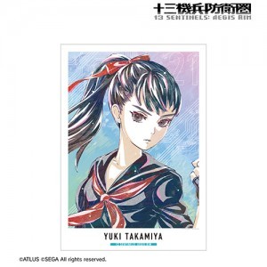 『十三機兵防衛圏』 鷹宮 由貴 Ani-Art A3マット加工ポスター