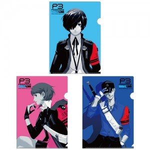 P3R クリアファイルセット（主人公、岳羽ゆかり、伊織順平）