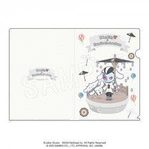 IdentityV×サンリオキャラクターズ　クリアファイル白黒無常（白:Xie Bi’an）＆シナモロール