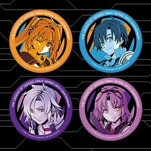 軌跡シリーズ20周年記念 メタリック缶バッジセット【4個set】《空の軌跡》エステル、ヨシュア、レオンハルト、レン