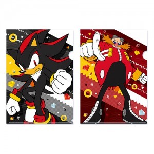 「ソニック・ザ・ヘッジホッグ」ベーシックシリーズ クリアファイル2枚セット 03シャドウ＆Dr.エッグマン ※2025年11月中旬出荷分