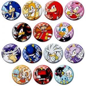 「ソニック・ザ・ヘッジホッグ」ベーシックシリーズ 缶バッジコレクション（全14種）BOX※2025年11月中旬出荷分