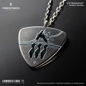 ARMORED CORE VI FIRES OF RUBICON × TORCH TORCH/ヴェスパー部隊エンブレムペンダント: V.VI メーテルリンク ※2025年11月中旬出荷分