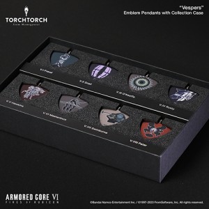 ARMORED CORE VI FIRES OF RUBICON × TORCH TORCH/ヴェスパー部隊エンブレムペンダント: コレクションケース付属8種セット【数量限定】