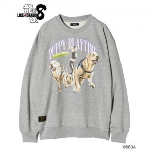 【龍が如く8 × glamb】Chitose Fujinomiya Sweat GrayL ※2025年11月中旬出荷分