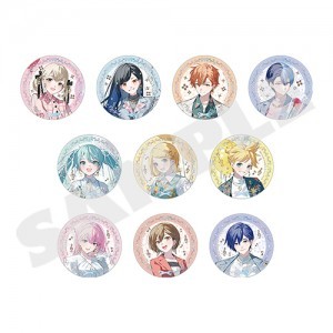 『プロジェクトセカイ 4th Anniversary 感謝祭』オーロラ箔押し缶バッジコレクション C【単品】Vivid BAD SQUAD＆バーチャル・シンガー（全10種）