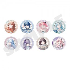 『プロジェクトセカイ 4th Anniversary 感謝祭』オーロラ箔押し缶バッジコレクション B【BOX】MORE MORE JUMP！＆25時、ナイトコードで。（全8種）