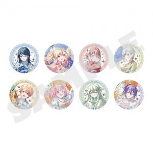 『プロジェクトセカイ 4th Anniversary 感謝祭』オーロラ箔押し缶バッジコレクション A【BOX】Leo/need＆ワンダーランズ×ショウタイム（全8種）