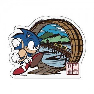 「和ソニック」京師景 加茂川図 ダイカット和紙ステッカー※2025年11月中旬出荷分