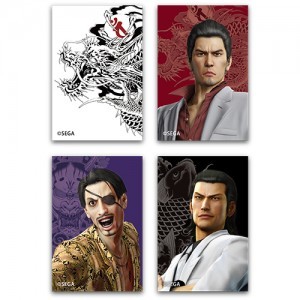 『龍が如く』スクエア缶バッジ4種セット『極』※2025年11月中旬出荷分