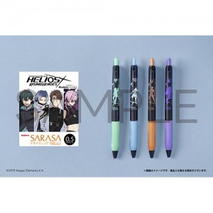 「エリオスライジングヒーローズ」サラサクリップ カラーボールペン 4本セット12th Robins ver.