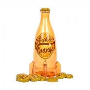 【Fallout】”ヌカ・コーラ オレンジ” グラスボトル＆キャップ※2025年8月上旬出荷