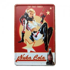 【Fallout】メタルサイン "ヌカ・コーラ・ガール"※2025年11月中旬出荷分