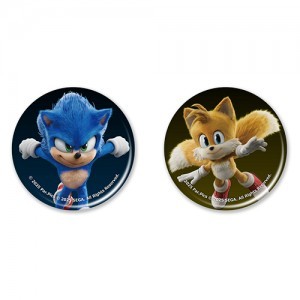 『ソニック × シャドウ TOKYO MISSION』缶バッジ２個セット ソニック＆テイルス※2025年11月中旬出荷分