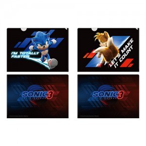 『ソニック × シャドウ TOKYO MISSION』クリアファイル２枚セット ソニック＆テイルス※2025年11月中旬出荷分