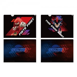 『ソニック × シャドウ TOKYO MISSION』クリアファイル２枚セット ナックルズ＆シャドウ※2025年11月中旬出荷分