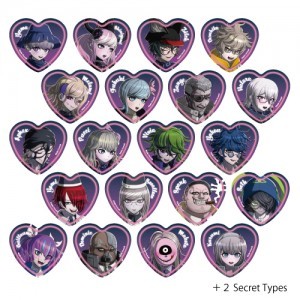 超探偵事件簿 レインコード　ハート型缶バッジBOX（22種入り）※2025年11月中旬出荷分