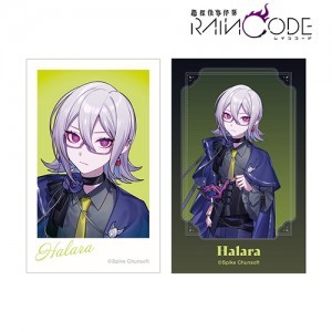 本田ロアロさんイラスト ハララ　ナイトメア 仮面舞踏会ver. インスタントカメラ風イラストカード2枚セット【超探偵事件簿 レインコード】