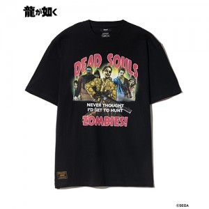 【龍が如く× glamb】Dead Souls T-shirt BlackL
