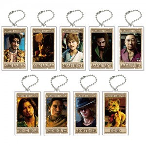 『龍が如く8外伝 Pirates in Hawaii』手配書風アクリルキーホルダーコレクション（全9種）【BOX】 ※2025年11月中旬出荷分