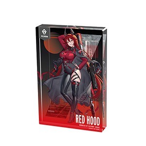 勝利の女神：NIKKE　LOVECACAOさんイラスト レッドフードタクティカルファッションver. アクリルブロック ※2025年11月中旬出荷分