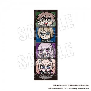 ダンガンロンパシリーズ×ぶくぶ 4カットステッカー 01.ダンガンロンパ※2025年11月中旬出荷分