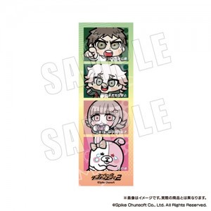 ダンガンロンパシリーズ×ぶくぶ 4カットステッカー 02.スーパーダンガンロンパ2