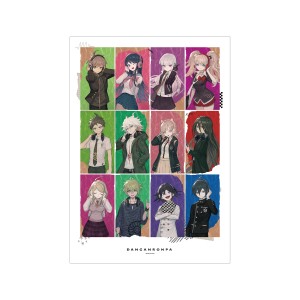 ダンガンロンパシリーズ lackさんイラスト 集合 ヘッドフォンver. A3マット加工ポスター