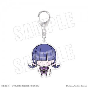 HUNDRED LINE -最終防衛学園- 公式デフォルメ アクリルキーホルダー 15.喪白もこ※2025年11月中旬以降出荷分