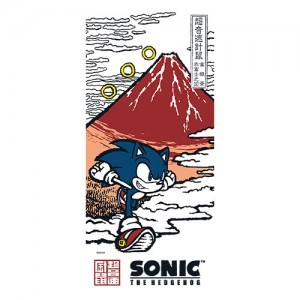 「和ソニック」富嶽景 赤富士之図 友禅染め手ぬぐい※2025年11月中旬以降出荷分