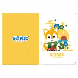 『SONIC & FRIENDS』和装シリーズ～冬のおでかけ～ A4クリアファイル＜テイルス＞※2025年11月中旬以降出荷分