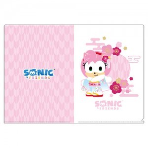 『SONIC & FRIENDS』和装シリーズ～冬のおでかけ～ A4クリアファイル＜エミー＞※2025年11月中旬以降出荷分