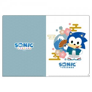 『SONIC & FRIENDS』和装シリーズ～冬のおでかけ～ A4クリアファイル＜ソニック＞※2025年11月中旬以降出荷分