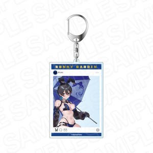 バニーガーデン　SNS風アクリルキーホルダー 美羽香 レースクイーン ver.