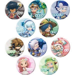 『ファンタジーライフi グルグルの竜と時をぬすむ少女』 仲間キャラクタートレーディング缶バッジVol.1 単品